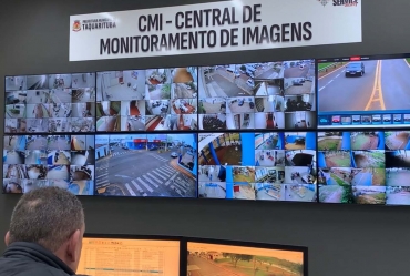 Prefeitura de Taquarituba inaugura Central de Monitoramento de Imagens
