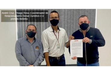Coronel Macedo oficializa parceria com o Senai para curso de Informática