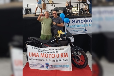 Comerciário Premiado 2026 sorteia uma Moto 0km, Bolsa de Estudos em mais de 40 prêmios em Avaré
