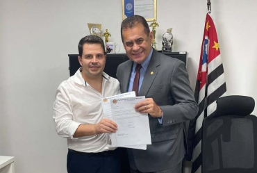 Prefeito Diego do Nino solicita recursos para saúde e infraestrutura em agenda na Alesp