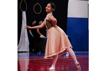Jovem Timburiense Laryssa Bueno consegue  Bolsa para curso de dança em Nova York