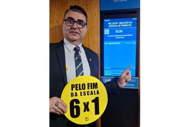 Presidente do Sincomerciários destaca avanço da PEC que prevê o fim da escala 6x1
