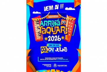 Arraiá do Taquari 2026 já tem data definida e promete movimentar Taquarituba