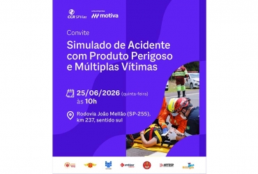 SPVias realiza simulado de emergência com produto perigoso e múltiplas vítimas na Rodovia João Mellão (SP-255), em Avaré-SP