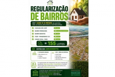 Fartura avança na regularização fundiária  e alcança marca de 155 lotes regularizados