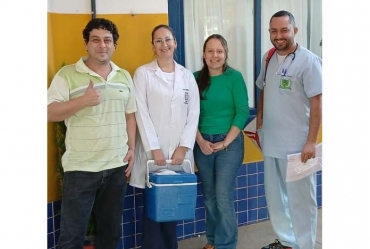 Vigilância Epidemiológica realiza vacinação contra a gripe nas creches de Fartura