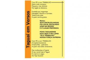 Taguaí em Versos