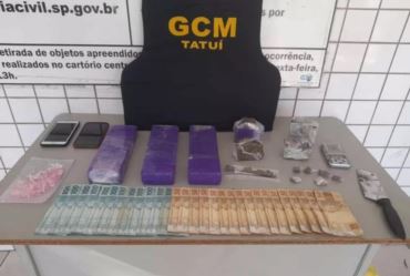 Trio é preso com comprimidos de ecstasy e tijolos de maconha em Tatuí